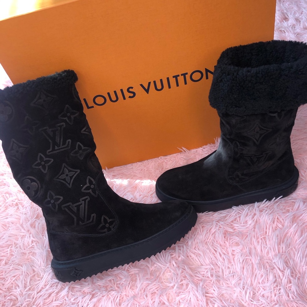 Black Louis V Winter Boots